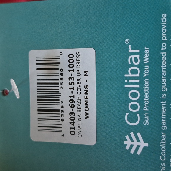 Coolibar Hooded Swim Coverup Dress Radiant Coral Sz.M NWT - Picture 11 of 13